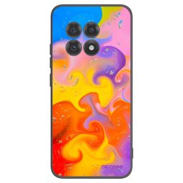 Fekete szilikon tok az alábbi mobiltelefonokra OnePlus 13R 5G - Bubbles