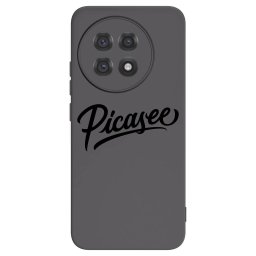 Fekete szilikon tok az alábbi mobiltelefonokra OnePlus 13R 5G - Picasee - old logo - black
