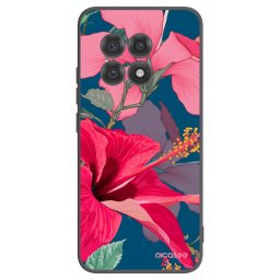 Fekete szilikon tok az alábbi mobiltelefonokra OnePlus 13R 5G - Hibiscus