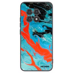 Fekete szilikon tok az alábbi mobiltelefonokra OnePlus 13R 5G - Blue Magma