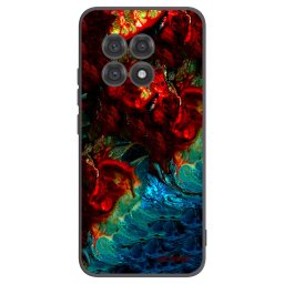 Fekete szilikon tok az alábbi mobiltelefonokra OnePlus 13R 5G - Universe