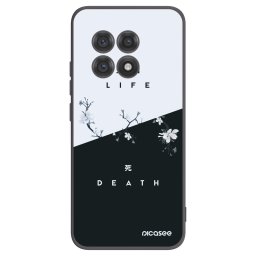 Fekete szilikon tok az alábbi mobiltelefonokra OnePlus 13R 5G - Life - Death