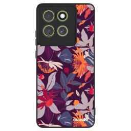 ULTIMATE CASE Motorola Moto G86 5G - készülékre - Purple Leaf