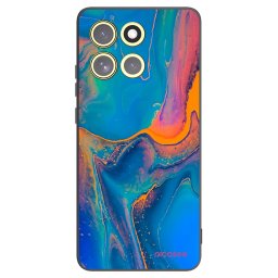 Fekete szilikon tok az alábbi mobiltelefonokra Motorola Moto G86 5G - Rainbow