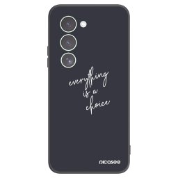 Fekete szilikon tok az alábbi mobiltelefonokra Xiaomi Redmi 15 5G - Everything is a choice