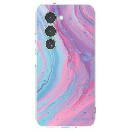 Átlátszó szilikon tok az alábbi mobiltelefonokra Xiaomi Redmi 15 5G - Pink liquid