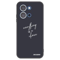 Fekete szilikon tok az alábbi mobiltelefonokra Xiaomi Redmi 15C 4G - Everything is a choice