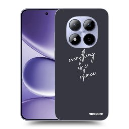 Fekete szilikon tok az alábbi mobiltelefonokra Xiaomi Redmi Note 15 Pro 4G - Everything is a choice