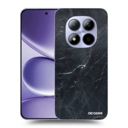 Fekete szilikon tok az alábbi mobiltelefonokra Xiaomi Redmi Note 15 Pro 4G - Black marble