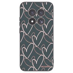 Fekete szilikon tok az alábbi mobiltelefonokra Xiaomi Redmi Note 15 Pro 4G - Lots of love
