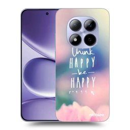 Fekete szilikon tok az alábbi mobiltelefonokra Xiaomi Redmi Note 15 Pro 4G - Think happy be happy