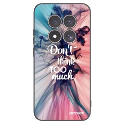 Fekete szilikon tok az alábbi mobiltelefonokra Xiaomi Redmi Note 15 Pro 4G - Don't think TOO much
