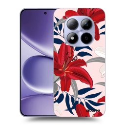Fekete szilikon tok az alábbi mobiltelefonokra Xiaomi Redmi Note 15 Pro 4G - Red Lily