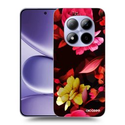 Fekete szilikon tok az alábbi mobiltelefonokra Xiaomi Redmi Note 15 Pro 4G - Dark Peonny