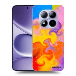 Fekete szilikon tok az alábbi mobiltelefonokra Xiaomi Redmi Note 15 Pro 4G - Bubbles