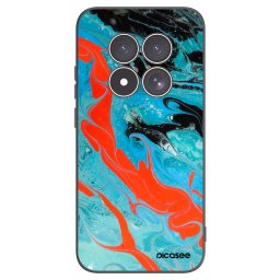 Fekete szilikon tok az alábbi mobiltelefonokra Xiaomi Redmi Note 15 Pro 4G - Blue Magma