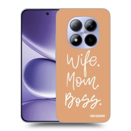 Fekete szilikon tok az alábbi mobiltelefonokra Xiaomi Redmi Note 15 Pro 4G - Boss Mama