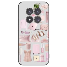 Fekete szilikon tok az alábbi mobiltelefonokra Xiaomi Redmi Note 15 Pro 4G - Glam Babe