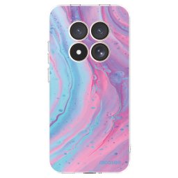 Átlátszó szilikon tok az alábbi mobiltelefonokra Xiaomi Redmi Note 15 Pro 4G - Pink liquid