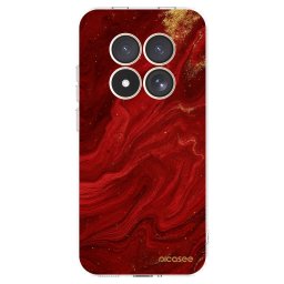 Átlátszó szilikon tok az alábbi mobiltelefonokra Xiaomi Redmi Note 15 Pro 4G - Red