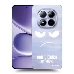 Átlátszó szilikon tok az alábbi mobiltelefonokra Xiaomi Redmi Note 15 Pro 4G - Don't Touch My Phone