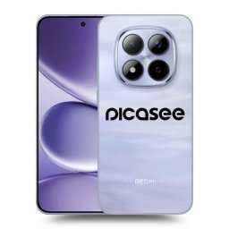Átlátszó szilikon tok az alábbi mobiltelefonokra Xiaomi Redmi Note 15 Pro 4G - Picasee - new logo - black
