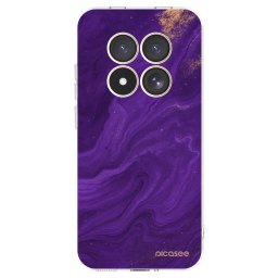 Átlátszó szilikon tok az alábbi mobiltelefonokra Xiaomi Redmi Note 15 Pro 4G - Purple