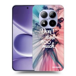 Átlátszó szilikon tok az alábbi mobiltelefonokra Xiaomi Redmi Note 15 Pro 4G - Don't think TOO much