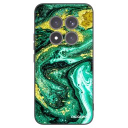 Fekete szilikon tok az alábbi mobiltelefonokra Xiaomi Redmi Note 15 Pro+ - Green Gold