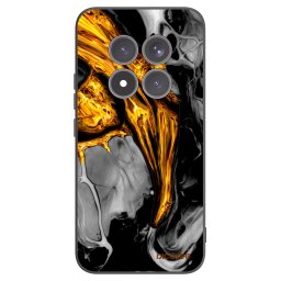 Fekete szilikon tok az alábbi mobiltelefonokra Xiaomi Redmi Note 15 Pro+ - Black Gold