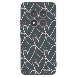 Fekete szilikon tok az alábbi mobiltelefonokra Xiaomi Redmi Note 15 Pro+ - Lots of love