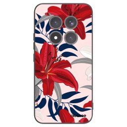 Fekete szilikon tok az alábbi mobiltelefonokra Xiaomi Redmi Note 15 Pro+ - Red Lily