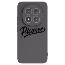 Fekete szilikon tok az alábbi mobiltelefonokra Xiaomi Redmi Note 15 Pro+ - Picasee - old logo - black