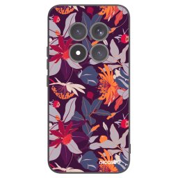 Fekete szilikon tok az alábbi mobiltelefonokra Xiaomi Redmi Note 15 Pro+ - Purple Leaf