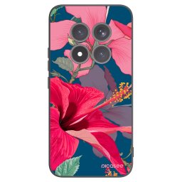 Fekete szilikon tok az alábbi mobiltelefonokra Xiaomi Redmi Note 15 Pro+ - Hibiscus