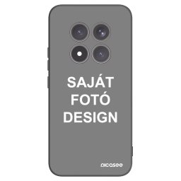 Fekete szilikon tok az alábbi mobiltelefonokra Xiaomi Redmi Note 15 Pro+ - Saját fotó/motívum