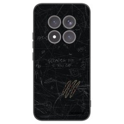 Fekete szilikon tok az alábbi mobiltelefonokra Xiaomi Redmi Note 15 Pro+ - SCRATCH