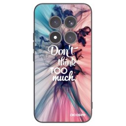 Fekete szilikon tok az alábbi mobiltelefonokra Xiaomi Redmi Note 15 Pro+ - Don't think TOO much