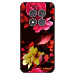 Fekete szilikon tok az alábbi mobiltelefonokra Xiaomi Redmi Note 15 Pro+ - Dark Peonny