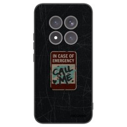 Fekete szilikon tok az alábbi mobiltelefonokra Xiaomi Redmi Note 15 Pro+ - EMERGENCY