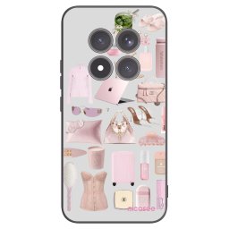 Fekete szilikon tok az alábbi mobiltelefonokra Xiaomi Redmi Note 15 Pro+ - Glam Babe