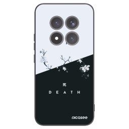 Fekete szilikon tok az alábbi mobiltelefonokra Xiaomi Redmi Note 15 Pro+ - Life - Death