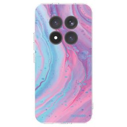 Átlátszó szilikon tok az alábbi mobiltelefonokra Xiaomi Redmi Note 15 Pro+ - Pink liquid