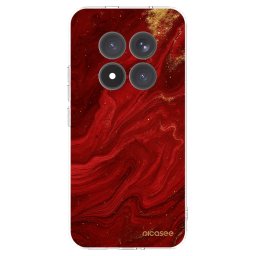 Átlátszó szilikon tok az alábbi mobiltelefonokra Xiaomi Redmi Note 15 Pro+ - Red