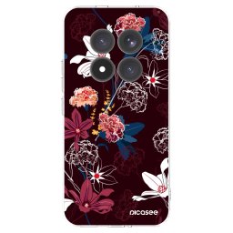 Átlátszó szilikon tok az alábbi mobiltelefonokra Xiaomi Redmi Note 15 Pro+ - Dark Meadow