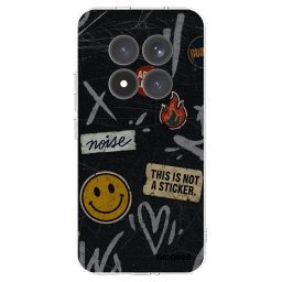 Átlátszó szilikon tok az alábbi mobiltelefonokra Xiaomi Redmi Note 15 Pro+ - STICKERS x TAGS