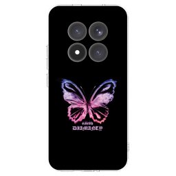 Átlátszó szilikon tok az alábbi mobiltelefonokra Xiaomi Redmi Note 15 Pro+ - Diamanty Purple