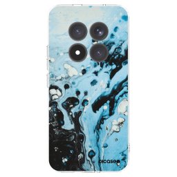 Átlátszó szilikon tok az alábbi mobiltelefonokra Xiaomi Redmi Note 15 Pro+ - Organic blue