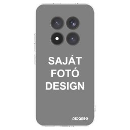 Átlátszó szilikon tok az alábbi mobiltelefonokra Xiaomi Redmi Note 15 Pro+ - Saját fotó/motívum