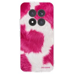 Átlátszó szilikon tok az alábbi mobiltelefonokra Xiaomi Redmi Note 15 Pro+ - Pink Moo